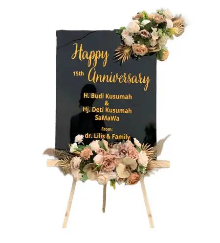 Papan Bunga Akrilik Cupel