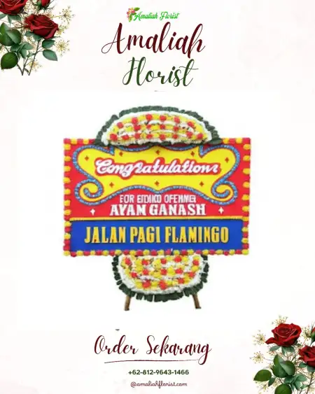 Sewa Papan Bunga Cupel
